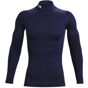 Under Armour ColdGear® Armour Compression Mock met lange mouwen voor heren, MDN, 1366072-410, SM