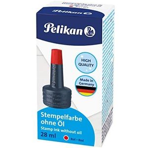 Pelikan 351221 Stempelinkt 4K, zonder olie, 28ml, rood