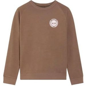 Dockers Sweatshirt voor heren, Crest Logo Chocolate Chip, L