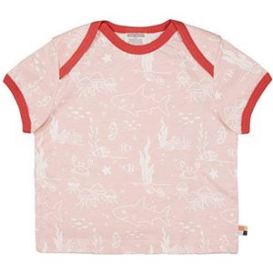 loud + proud Uniseks baby-opdruk, GOTS-gecertificeerd T-shirt, rosé, 98/104 cm