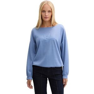 TOM TAILOR - 1044248 - Trainingspak - Colony Blue Melange - Losse Pasvorm