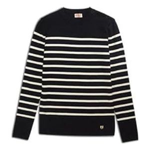 Armor-lux Damestrui Marin Groix Hãritage Jumper, Blauw (3jc Rich Navy/Milk 3jc), 38