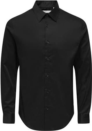 Only & Sons - ONSJIM - Overhemd - Lichtblauw - Slim Fit - Lange Mouw