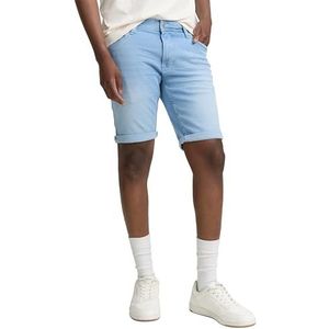 TOM TAILOR Denim TTPIERS Slim jeans shorts voor heren, 37701, lichtblauw, XL