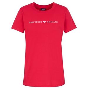 Emporio Armani T-shirt met Iconic logo band, rode lak, XL