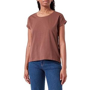 Bestseller A/S Vidreamers New Pure Su-noos T-shirt voor dames, Shaved Chocolate, S