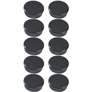 Dahle 95538 magneten (diameter 38 mm) 10 stuks, zwart
