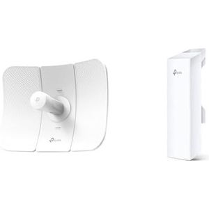 TP-LINK CPE710 Outdoor CPE AC900 5GHz & TP-Link 5 GHz 300 Mbps Outdoor CPE, IP55 Weerbestendig, passief PoE, ondersteunt TDMA en gecentraliseerd beheer (CPE510)