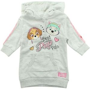 Disney Vestido Bebe Polare Paw Patrol Niña casual jurk voor meisjes, grijs, 18 Maanden