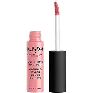NYX Professional Makeup Lippenstift, Soft Matte Lip Cream, Romige en matte afwerking, Sterk gepigmenteerd, Langdurig, Veganistische formule, Kleur: Istanbul