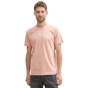 TOM TAILOR Heren T-shirt, 10885 - Pale Coral, XXL