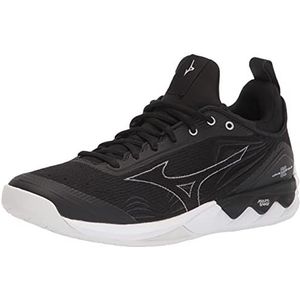 Mizuno Vrouwen Wave Luminous 2 Volleybal Schoen, Zwart/Wit, 36 EU