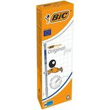 BIC Matic Original Fine 0,5 mm HB Vulpotlood - Verschillende Kleuren Lichaam, Doos van 12 Stuks