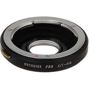 Fotodiox Pro objectiefadapter met 1,4-voudige lens correctuelens voor lens Contax/Yashica -C/Y/CY op Nikon zoals D7200 / D5000 / D3000 / D300S en D90 DX