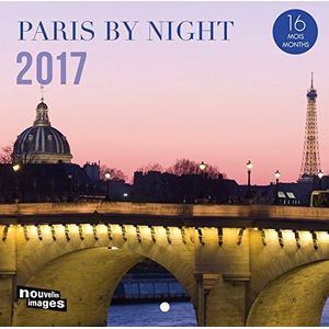 Nouvelles Images kalender 2017, Parijs 's nachts, 16 maanden 14,5 x 14,5 cm