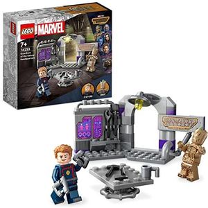 LEGO 76253 Marvel Guardians of the Galaxy Volume 3 Hoofdkwartier Set met Groot en Star-Lord Minifiguren, Superhelden Constructie Speelgoed voor Kinderen, Jongens en Meisjes vanaf 7 jaar