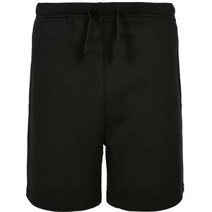 Build Your Brand Kindershorts Kids Basic sweatshorts, korte trainingsbroek voor jongens en meisjes, maten 110/116-158/164, zwart, 134-140