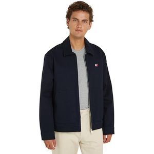 Tommy Jeans Heren Jas voor Overgang Weer, Blauw (Donker Nacht Marine), XS