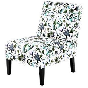 One Couture stoel gestoffeerde stoel lounge stoel planten design modern wit groen