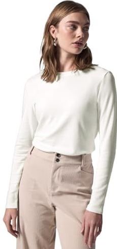 QR_Studio_Rib Basic Shirt, off-white, 40