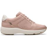 Clarks - Tivoli Walk - Sneakers - Lichtroze - Mesh