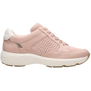 Clarks Vrouwen Tivoli Walk Sneaker, licht roze Combi, 5.5 UK, Licht Roze Combi, 39 EU