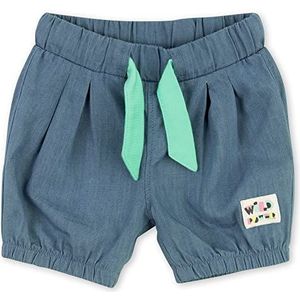Sigikid Bermuda voor babymeisjes, casual shorts, Blauw/Wildlife, 74 cm