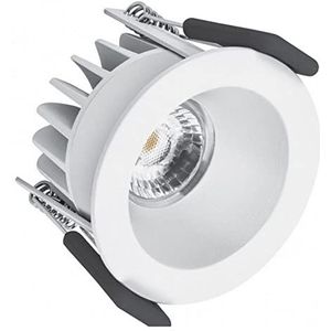 LEDVANCE Spotverlichting LED: voor plafond, SPOT DARKLIGHT / 7 W, 220…240 V, stralingshoek: 36, Warm wit, 3000 K, body materiaal: aluminum, IP44/IP20