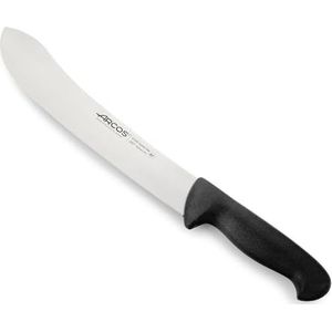 Arcos Serie 2900 - slagermes steakmes - lemmet nitrum roestvrij staal 250 mm - handgreep polypropyleen kleur zwart