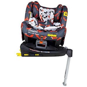 Cosatto All in All Rotate 360° Swivel Spin Autostoel - Groep 0+123, 0-36 kg, 0-12 jaar, ISOFIX, ERF, Anti-Escape (Charcoal Mister Fox)