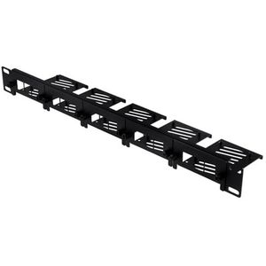 GeeekPi 19 inch 1U Rackmount for Raspberry Pi 5/4B/3B+/3B, with removable front brackets, compatible with 19 inch Server Cabinets