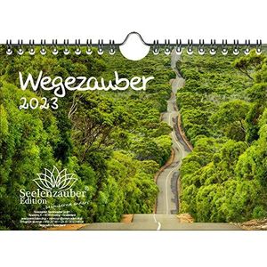 Wegmagie DIN A5 wandkalender voor 2023, paden en straat, zielenzauber