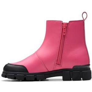 Clarks Premium EvynChelsea K. Chelsea Boot, Bright Pink Lea, 35 EU, Helder Roze Lea, 10 UK