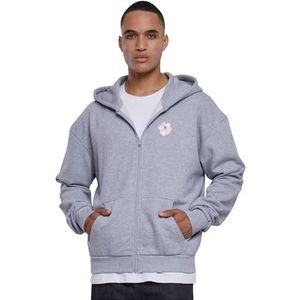 Mister Tee - Summer of Love Heavy Oversize Vest met capuchon Grijs