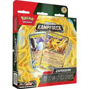 Pokémon Zapdos-ex Deluxe-vechtdek (direct speelbaar deck met 60 kaarten en accessoires)