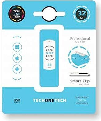 Tech-One-Tech Pendrive 32 GB Tech One Smart Clip