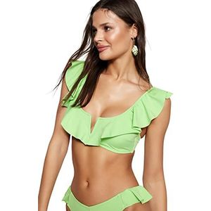 Trendyol Vrouwen Bralette Knit Bikini Top,Lichtgroen,34, Lichtgroen, 38