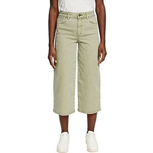 ESPRIT Dames 032EE1B306 Broeken, 345/LIGHT Khaki, Normaal