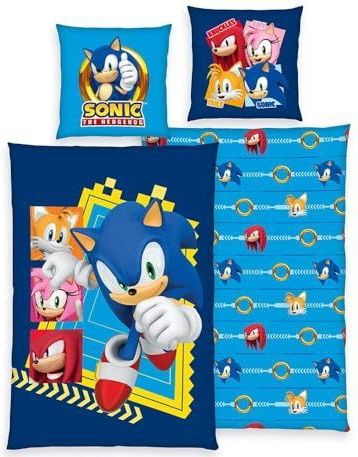 Herding - Sonic - Dekbedovertrek - Meerkleurig - 135 x 200 cm - Kussensloop 80 x 80 cm - Ritssluiting