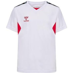 Hummel - hmlAUTHENTIC PL JERSEY S/S KIDS - T-shirt - Wit/True Red