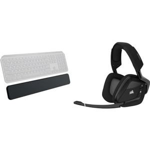 Logitech MX Palm Rest & Corsair VOID RGB Elite Wireless (7.1