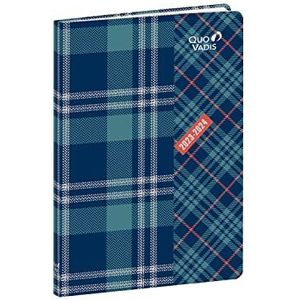 Quo Vadis Stijlvol Plan, notitieboek, 15 x 21 cm, schoolagenda, weekkalender, 15 x 21 cm, Schots jaar 2023-2024