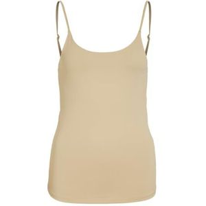 VILA Top 'VIKENZA'  beige