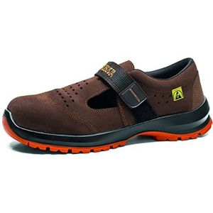 Robusta Unisex veiligheidsschoenen Sandal ESD S1+SRC Niet Metaal 35/48, Bruin, 38 EU, bruin