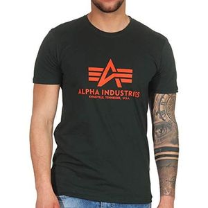 Alpha Industries Basis T-shirt Heren T-shirt Dark Petrol