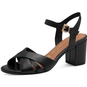 MARCO TOZZI 2-28327-44 damessandalen, zwart, 36 EU