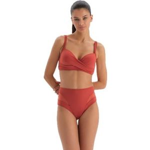 Dagi Dames Padded Bikini Top, terracotta