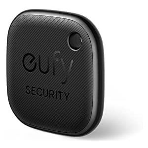 eufy Security SmartTrack Link (zwart, 1-pack), Android niet ondersteund, werkt met Apple Zoek mijn (alleen iOS), Key Finder, Bluetooth Tracker voor oordopjes en bagage, Phone Finder, waterbestendig