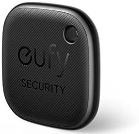 eufy Security SmartTrack Link (zwart, 1-pack), Android niet ondersteund, werkt met Apple Zoek mijn (alleen iOS), Key Finder, Bluetooth Tracker voor oordopjes en bagage, Phone Finder, waterbestendig