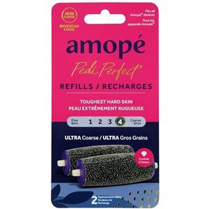 Amope Pedi Perfect Elektronische Voetvijl Nat Droog Regelmatige Grove Vullingen, 2 Tellen